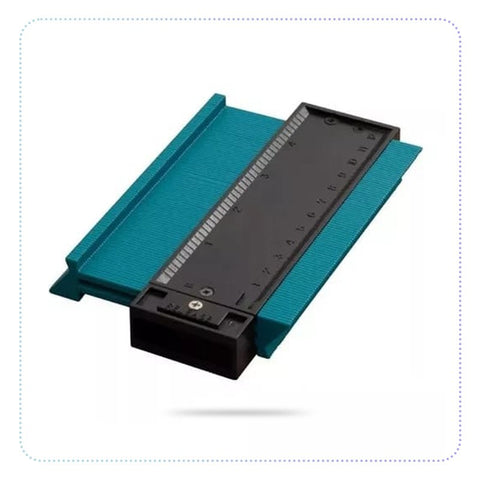 Contour Gauge Cutting Template Measuring Instrument Woodworking Tool Wood Measure Ruler Construction Contour Tool-ထောင့်အစွန်းမှတ်လွယ် ကိရိယာ
