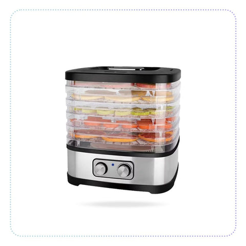 ROSPEC Stainless Steel Food Dryer Household Food Dehydrator Machine Fast Drying Electric Air Dryer Fruit Meat	ROSPEC Stainless Steel Food Dryer Household Food Dehydrator Machine Fast Drying Electric Air Dryer Fruit Meat-အသီး၊ သား၊ ငါး အခြောက်ခံစက်