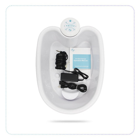 Electric Detox Foot Massager Foot Spa Bath Machine Cleansing Massage Foot Care Basin Set Massager Aqua Rela-ခြေထောက်စိမ် အဆိပ်ထုတ်စက်