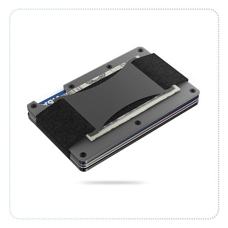 (Fancy) Aluminium Card Holder-ကဒ်ထည့် လက်ကိုင်အံ